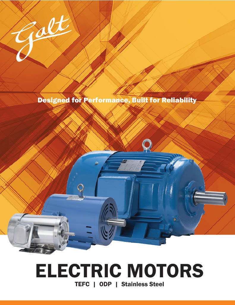 Galt Electric GPT0250-4-284T-K Motor - 25 HP, 1800 RPM, 3-Phase, TEFC, 284T Frame