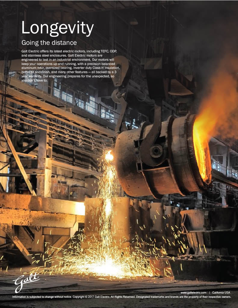 Galt Electric 15HP ODP Motor GDP0150-4-254T-K