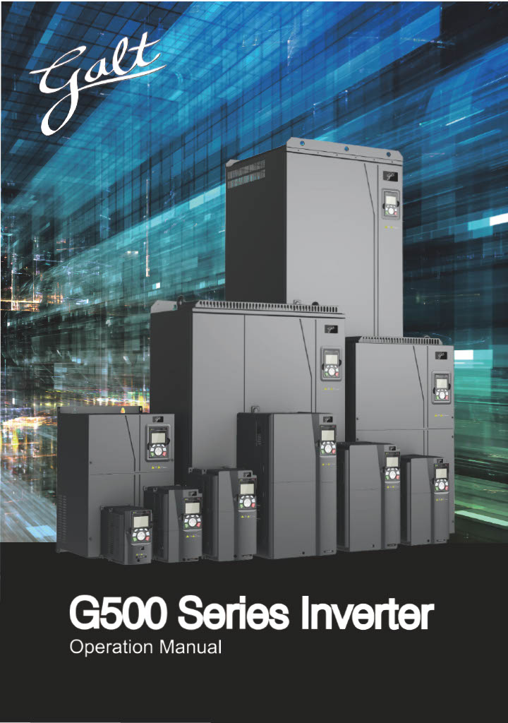 Galt Electric G500 VFD - 30 HP, 480V, 3-Phase Input/Output | Model G540-00450UL-03