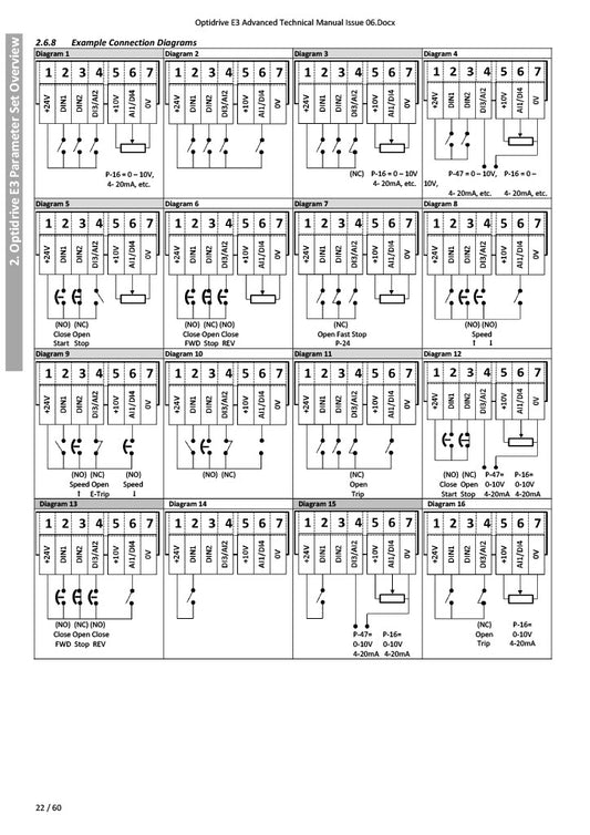 Invertek Optidrive E3 VFD - 0.5 HP, 230V, IP66 Enclosure | Model ODE-3-120023-301A