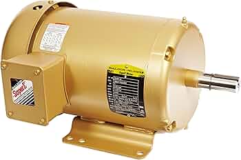 Baldor CEM3545 Motor - 1 HP, 3450 RPM, 3-Phase, TEFC, 60 Hz, 56C Frame