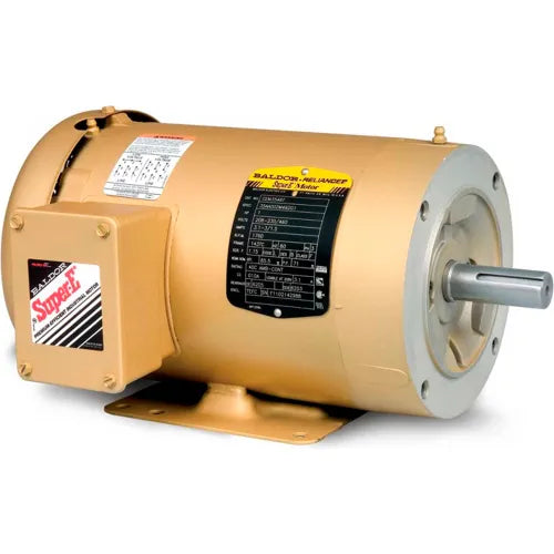 Baldor CEM3546T Motor - 1 HP, 1770 RPM, 3-Phase, TEFC, 60 Hz, 230/460V, 143TC Frame