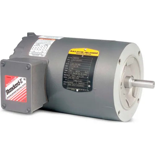 Baldor CNM3531 Motor - 0.25 HP, 1160 RPM, 3-Phase, TENV, 60 Hz, 56C Frame