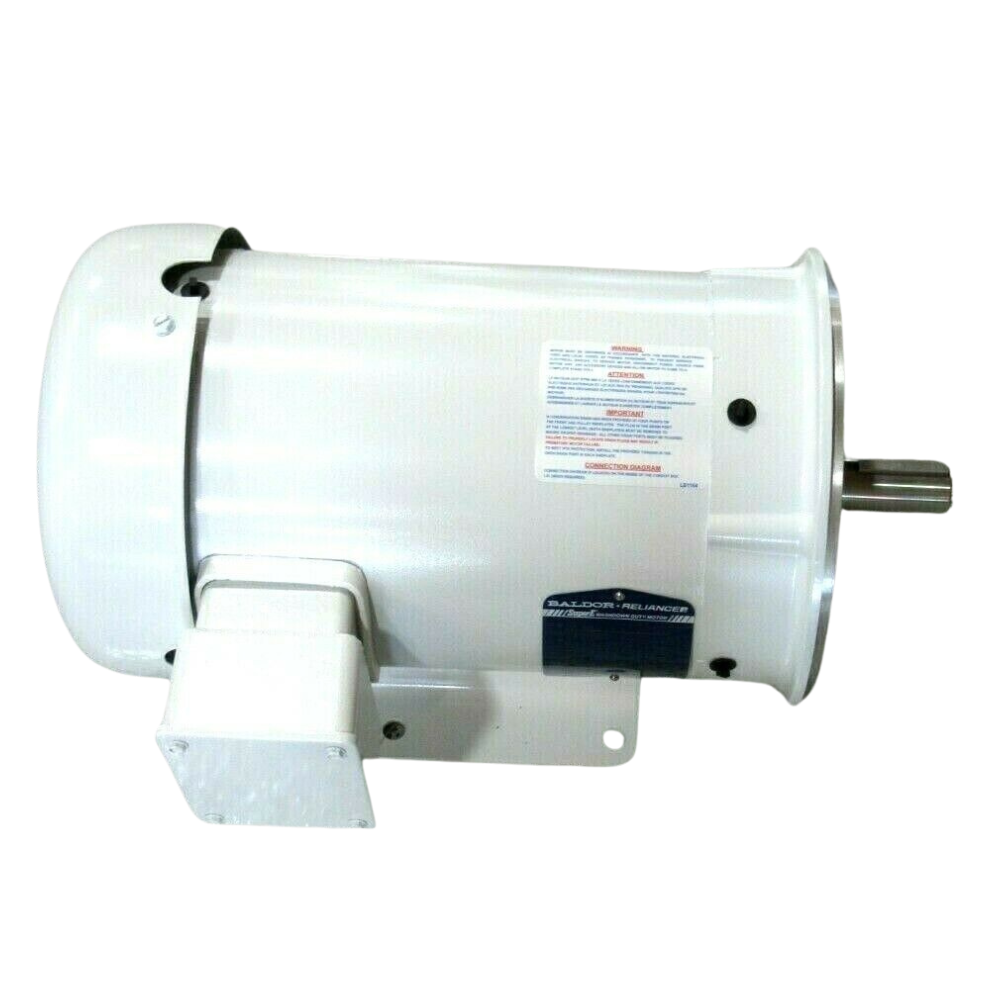 Baldor CEWDM3611T Motor - 3 HP, 1760 RPM, 3-Phase, TEFC, Wash Down Duty, 60 Hz, 182TC Frame