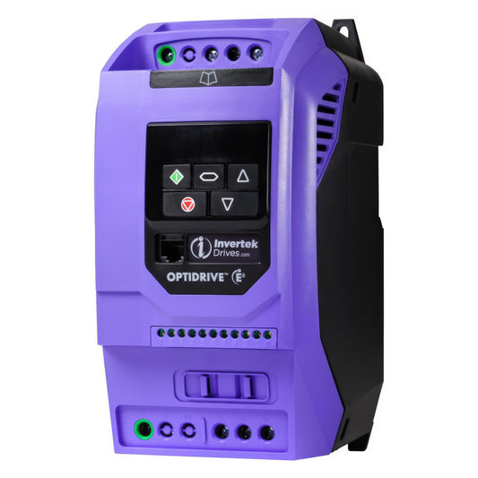 Invertek Optidrive E3 VFD - 1.5 HP, 115V Input, IP20 Enclosure | Model ODE-3-210058-1042