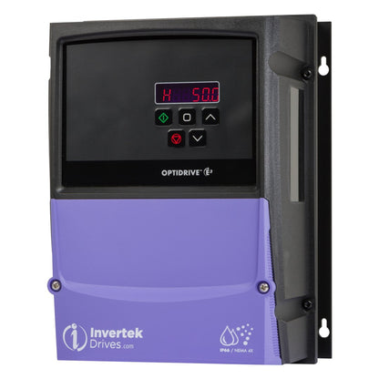 Invertek Optidrive E3 VFD - 1.5 HP, 115V Input, IP66 Enclosure | Model ODE-3-210058-104A