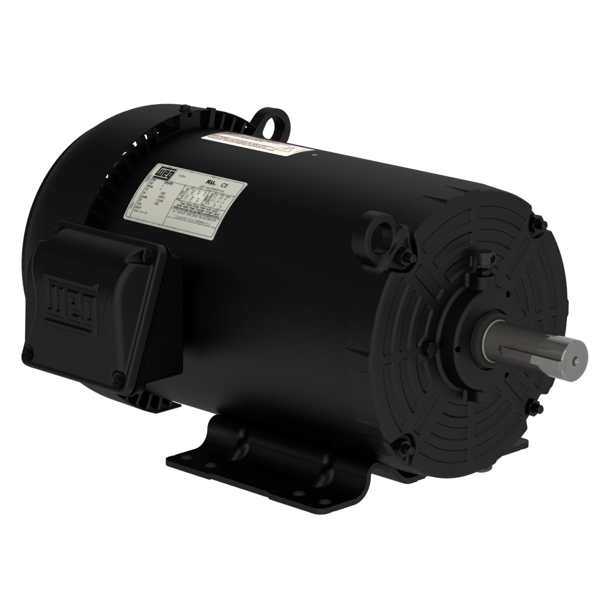 WEG 3 HP AC Motor - 1765 RPM, 182/4T Frame, Three Phase, 230/460V, TEFC