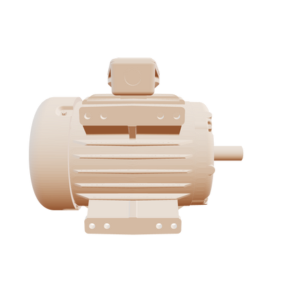 Baldor- EM3661T - 3 HP, 1755 RPM, 3-Phase, TEFC, 182T Frame, Cast Iron