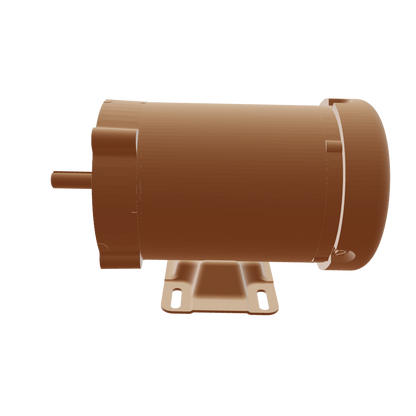 Baldor CM3534 Motor - 0.33 HP, 1730 RPM, 3-Phase, TEFC, 60 Hz, 56C Frame