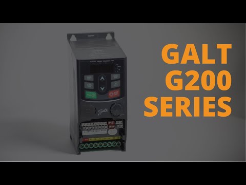 Galt Electric G200 VFD - 1 HP, 240V, Single Phase Input, 3 Phase Output | Model G22S0-00042UL-02
